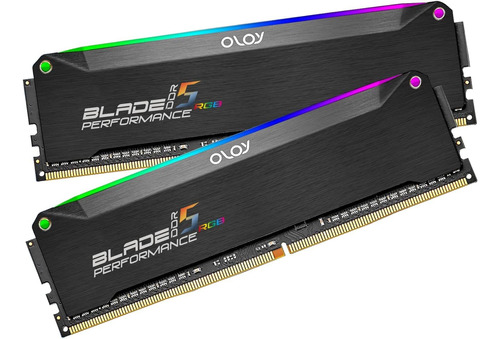 Oloy Ddr5 Ram 32 Gb (2x16 Gb) Black Hairline Blade Rgb 6400