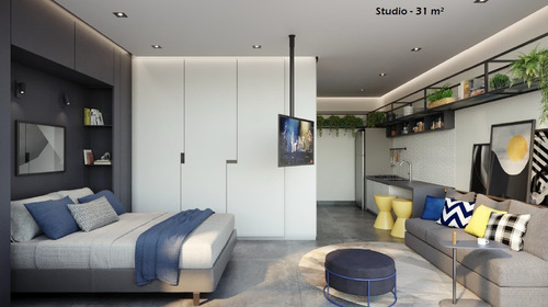 Studio Residencial Para Venda, Vila Madalena, São Paulo - St6934. - St6934-inc