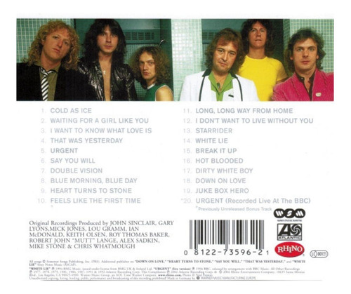 Foreigner - The Definitive | Cd