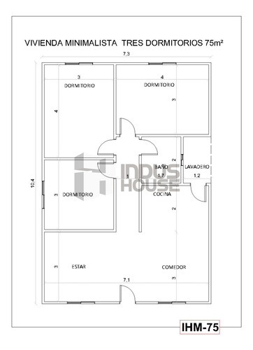 Vivienda Pre Fabricada Estilo Minimalista Calidad Exclusive