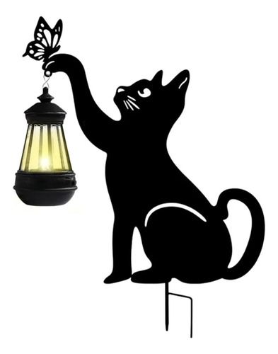Estaca Para Gatos Al Aire Libre Con Luz Linda Luz De .
