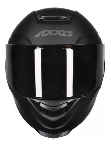 Imagem 4 de 9 de Capacete Axxis Eagle Preto Fosco Com Viseira Fumê Inclusa