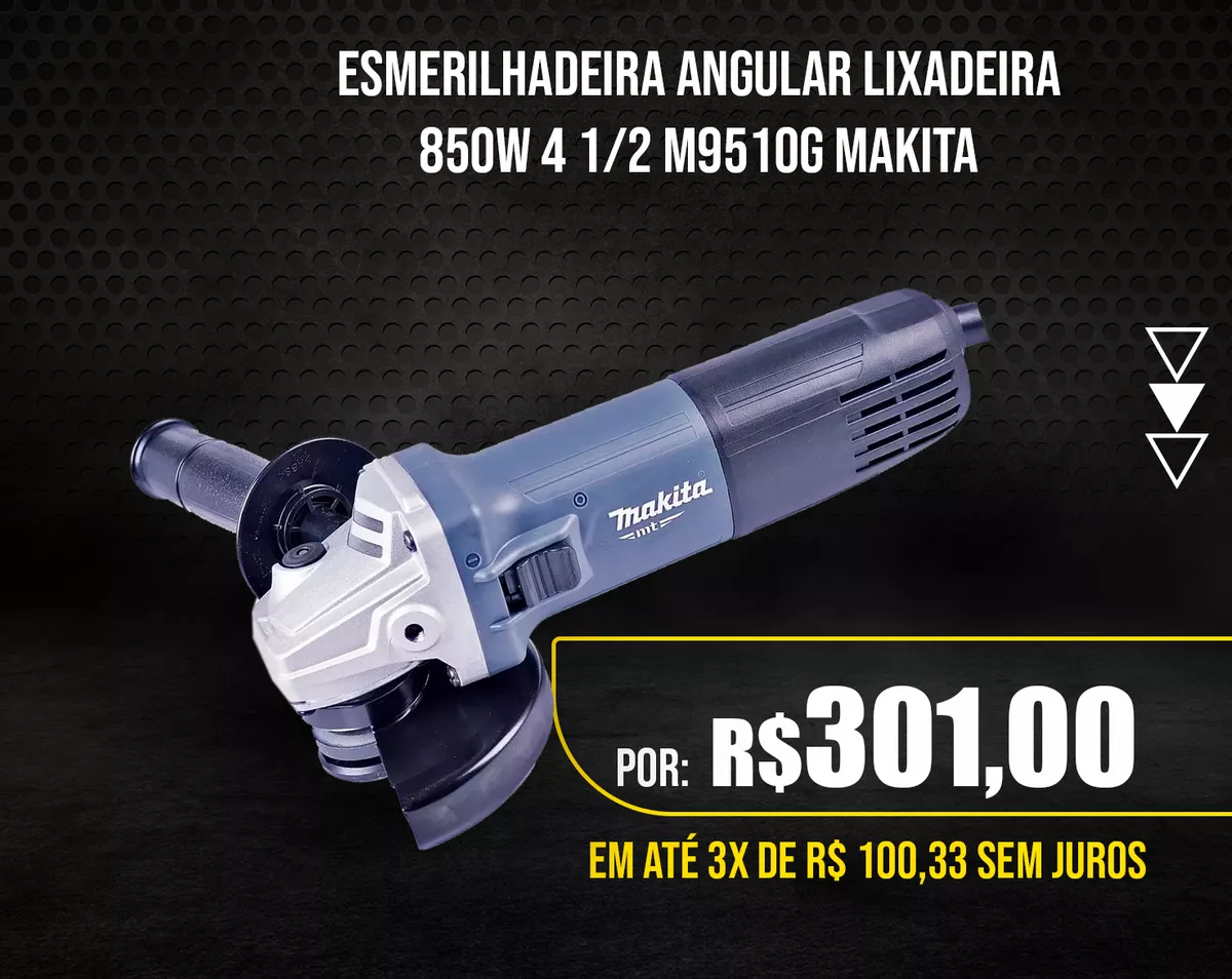 ESMERILHADEIRA ANGULAR LIXADEIRA 850W 4 1/2 M