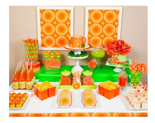 Forminha Forma De Papel Docinhos Doce N°4 Laranja C/1000