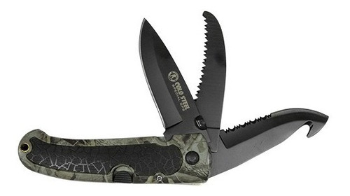 Navaja Táctica Cold Steel Tres Hojas Serrucho Desollador