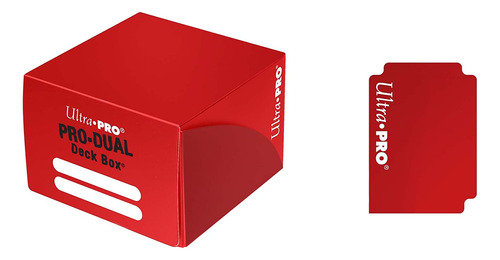 Caja Ultra Pro Dual Deck, Estándar, Roja