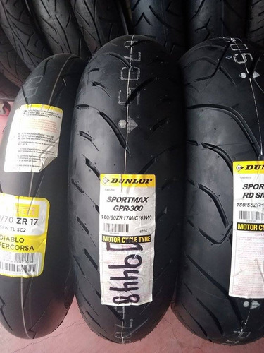 Imagen 4 de 8 de Llanta Posterior Para Moto Dunlop Gpr300 160/60zr-17