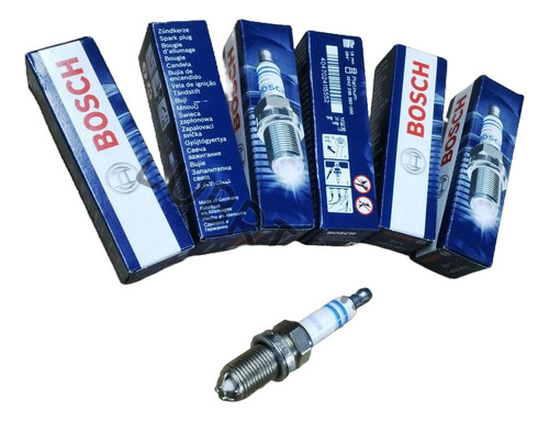 Kit De 6 Bujias Bosch Doble Platino Audi S4 3.0 Tfsi Germany