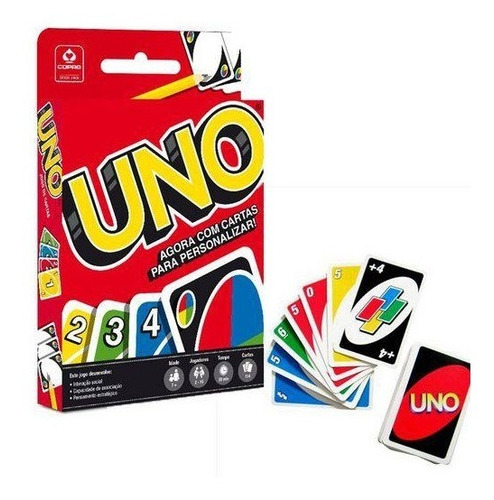 Imagem 2 de 2 de Jogo De Cartas Baralho Uno Copag