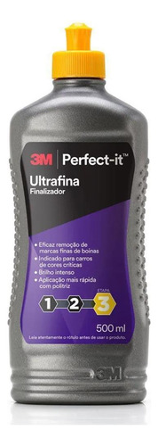 Lustrador Finalizador Etapa 3 Ultrafina Perfect-it 500ml 3m