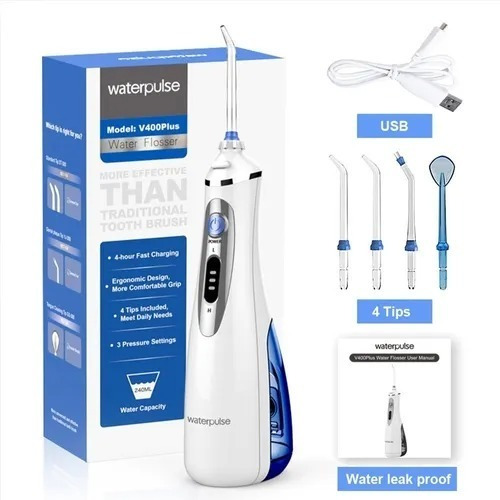 Imagen 3 de 3 de Irrigador Bucal Limpiador Dental Portátil Waterpulse V400 Plus