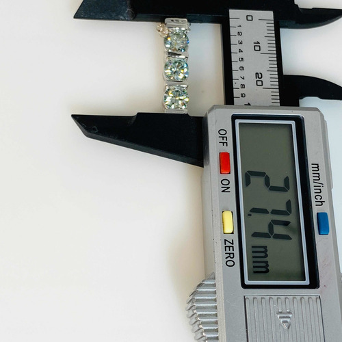 Colgante Plata 925 Diamante Moissanita Blanco Ice Genuino