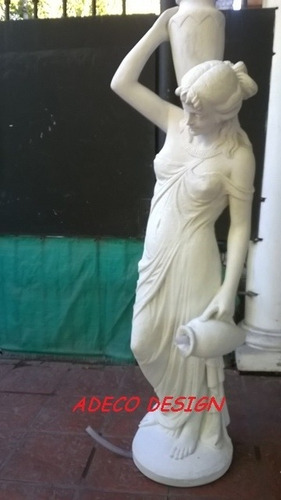 Escultura Estatua 1.30  Eve Fortuna Venus Cemento Marmolina