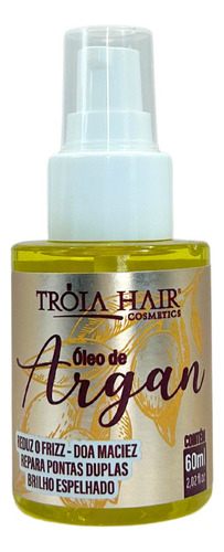 Leave-in Plena 500ml + Óleo De Argan 60ml Tróia Hair
