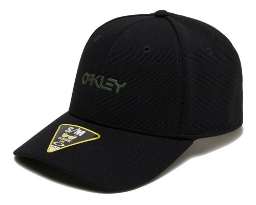 Gorra Oakley 6 Panel Stretch Metallic Original Blackout