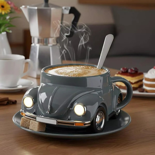 Taza Delirantemente Cool En Forma De Automóvil, Ideal For L