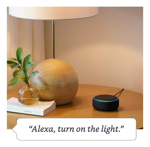 Amazon Echo Dot 3rd Gen con asistente virtual Alexa carbón 110V/240V