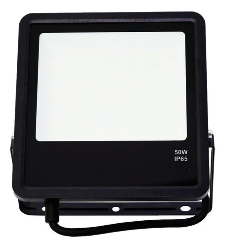 Reflector Led Con 5000k, Resistente En Exteriores Carcasa Negro