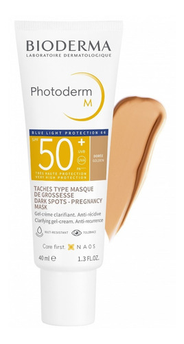 Protetor Solar Facial Bioderma Photoderm M Teinte Doree Fps 