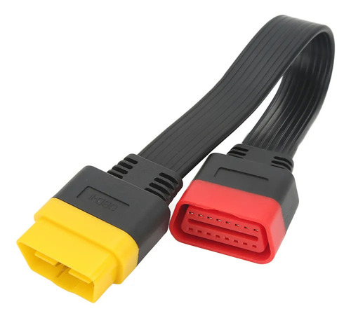 Cable De Extensión Obdii Obd2 Macho A Hembra De 16 Pines