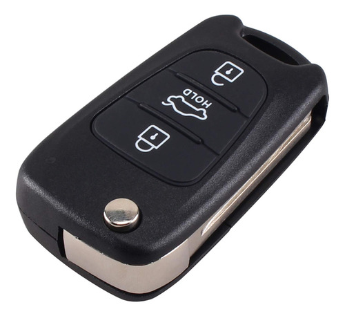 Funda De Llave Remota Plegable Con 3 Botones Para I20-fs