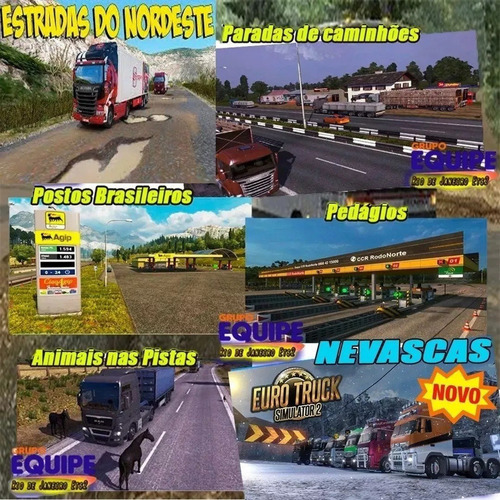 Jogo Euro Truck Simulator 2 Brasil Total 2020 Envio Imediato