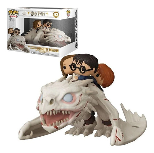 Funko Pop Dragon Ironbelly With Harry Ron & Hermione Nuevo