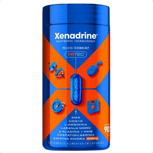 Xenadrine Thermo Burn Nootrópico 90 Capsulas Sabor Natural