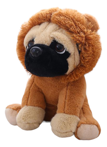 Perro Pug con piel de león - Pug Leãozinho Buba
