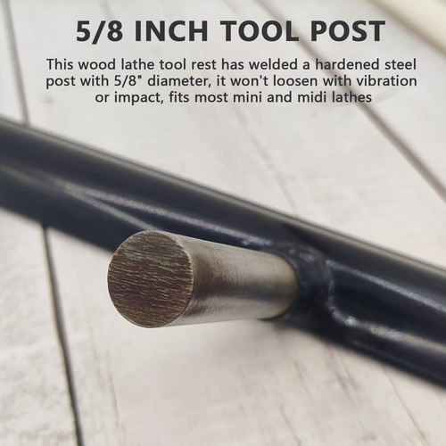 Lathe Tool Rest 5/8 Pulgadas Poste De Acero Inoxidable ...