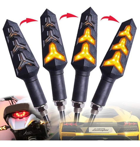 Indicadores De Motocicleta Con Luces Intermitentes Led