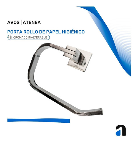 Imagen 4 de 10 de Porta Papel Higiénico Baño 100% Metal / Avos Atenea Sale