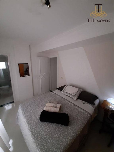 Imagem 11 de 15 de Apartamento A Poucos Metros Do Mar, Semi Mobiliado Com 3 Dormitórios (sendo 2 Suítes), Sacada Com Churrasqueira À Carvão, 1 Vaga Privativa De Garagem! - Ap0023