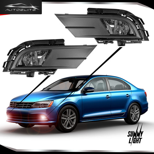 Kit Faros Niebla Para Jetta 2015 2016 2017 2018 Switch Arnés