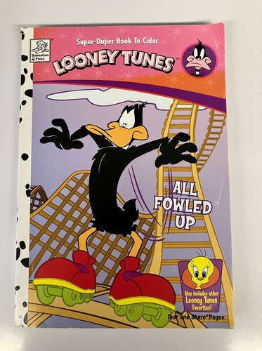 Libro Gigante Para Colorear Y Actividades Looney Tunes