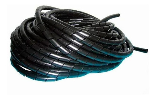Organizador De Cables Espiral Helicoidal 15mm Rollo 10 Mts