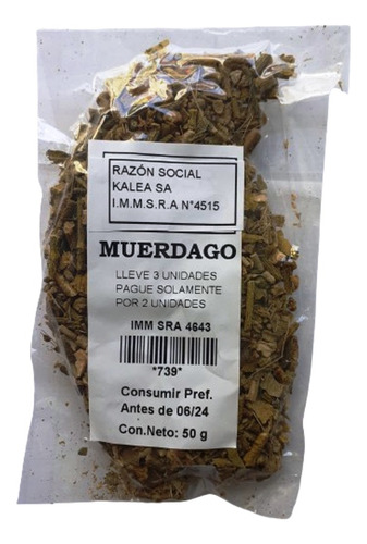 Muerdago 50g Lleve 3 Pague Solo 2