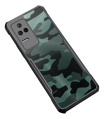 Funda Case Antishock Policromo Camuflaje Para Xiaomi Redmi