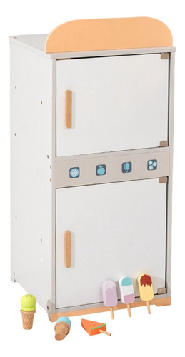 Juego De Refrigerador De Madera Para Niños, Juego De