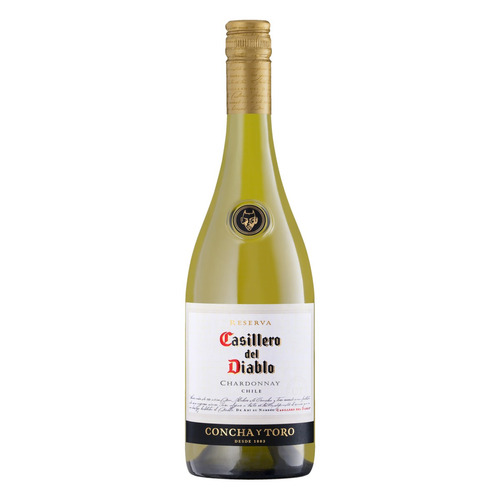 Imagem 1 de 1 de Vinho branco seco Chardonnay Casillero del Diablo Reserva 2018 adega Concha y Toro 750 ml