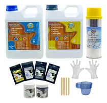 Comprar Kit De Resina Con Pigmentos Y Spray Antiburbujas
