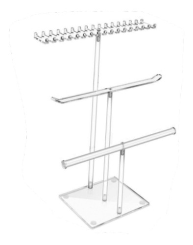 Soporte Organizador De Joyas Con Forma De T, Soporte Para
