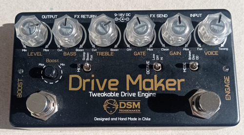 Pedal De Efectos Dsm Drive Maker