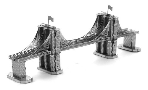 Puente Brooklyn Rompecabezas Metálico 3d En Stock! Envío Ya