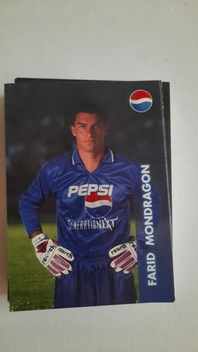 Tarjeta Coleccionable Pepsi Fútbol Farid Mondragon