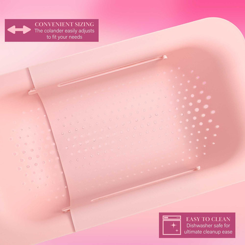 Colador Expandible Paris Hilton Rosa