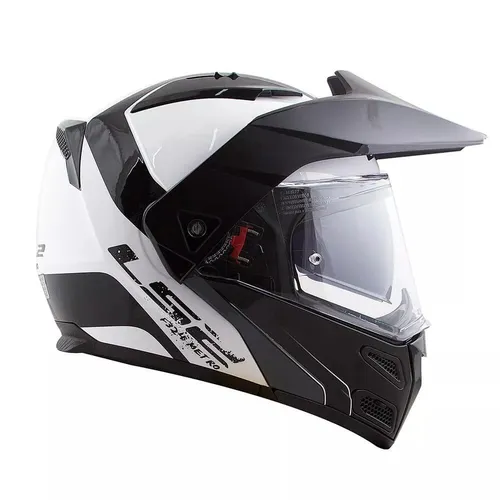 Casco Ls2 324 Rebatible Metro Evo Sub Brilla Oscuridad Fas