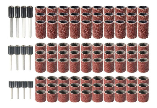 102 Pcs Lijas Y Mandriles (3/8 1/2 1/4)para Dremel Mototool 