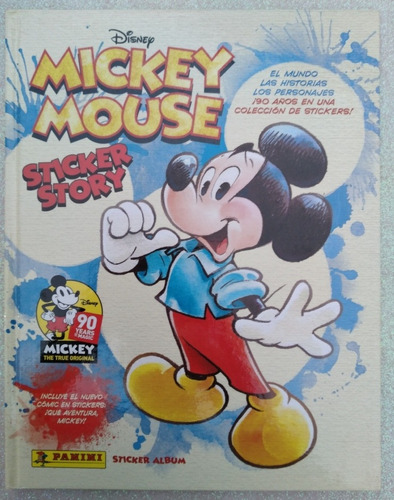 Álbum Mickey Story 90 Años  Vacío / Panini