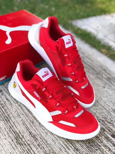 Tenis Puma Ferrari Race Dc Future Rojo Hombre | Envío gratis